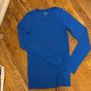 Bright Blue Long Sleeve Shirt